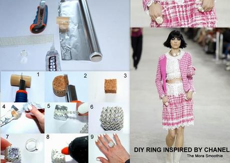 DIY, ring, Chanel, doityourself, diyblog, diyblogger, diyjewelry, recycling, fashionblog, fashionblogger, diyblogger, diyproject, diycraft