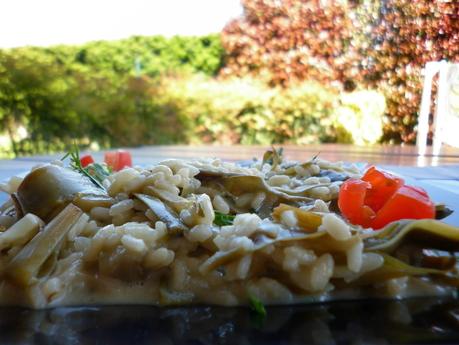 Risotto ai carciofi con stracchino morbido ...favola di latte