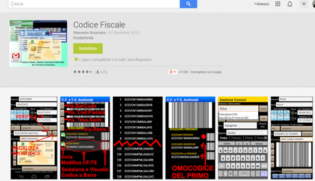 Codice Fiscale App Android su Google Play 600x345 Codice Fiscale: lapp per calcolare il codice fiscale su Android applicazioni  play store google play store 