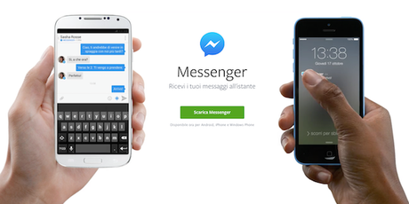 Facebook App Niente più messaggi si userà Messenger