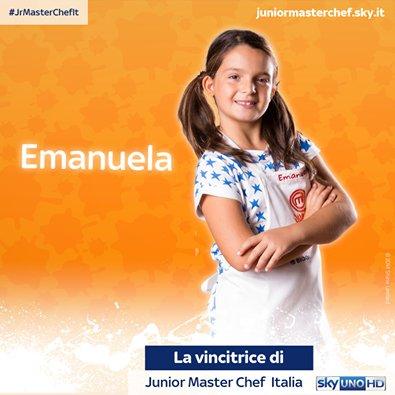 Emanuela, 9 anni, è la prima Junior MasterChef Italia. #JrMasterChefIt