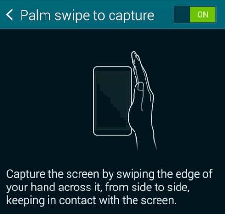 gs5 screenshot swipe Come effettuare uno screenshot sul Samsung Galaxy S5 guide  samsung galaxy s5 samsung 