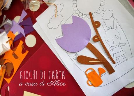 Giochi di Carta a casa di Alice {Easter workshop}