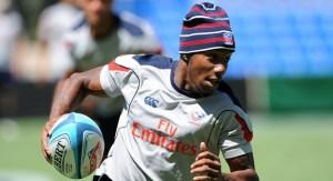 Carlin Isles in azione con la nazionale Sevens USA (foto: IRB)