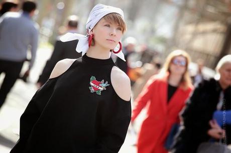In the Street...Simply chic...Vika Gazinskaya, Paris