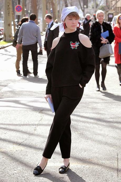 In the Street...Simply chic...Vika Gazinskaya, Paris