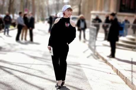 In the Street...Simply chic...Vika Gazinskaya, Paris