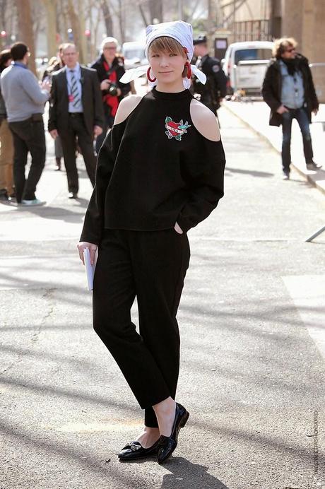 In the Street...Simply chic...Vika Gazinskaya, Paris