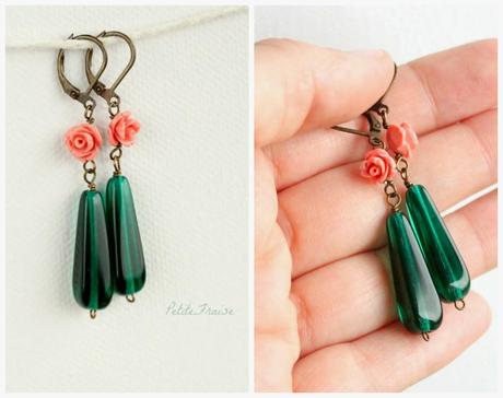 {Gypsy Collection} Beautiful greens. New boho jewelry pieces