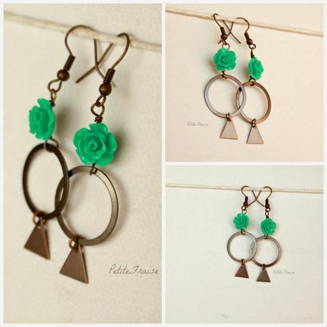 {Gypsy Collection} Beautiful greens. New boho jewelry pieces