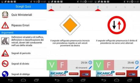 quiz patente 2 600x355 Quiz Patente! 2014 + Teoria: come ripassare per lesame di teoria con Android applicazioni  play store google play store 