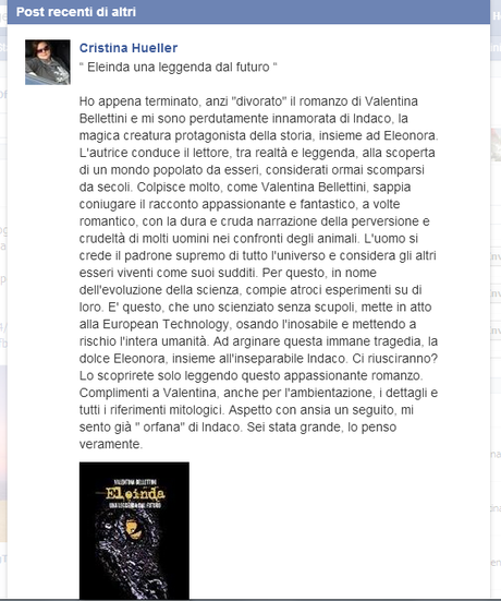 Nuova recensione a Eleinda + 2° Tappa dell'Eleinda Blog Tour!