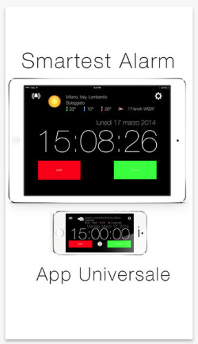 Screenshot 2014 04 11 17.55.42 288x500 Si riparte con i Contest oggi abbiamo ben 5 Codici Redeem per l’Applicazione Smartest Alarm Clock PRO