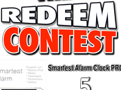 riparte Contest oggi abbiamo Codici Redeem l’Applicazione “Smartest Alarm Clock PRO”