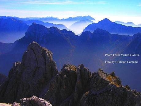   Alpi Giulie viste dalla cima del Vallone © Giuliano Comand 