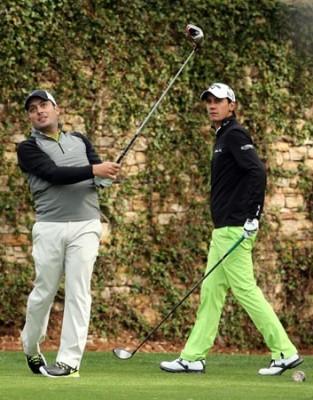 Golf Masters Augusta 2014 Molinari Manassero 313x400 AUGUSTA MASTERS 2014 GOLF: VINCITORE BUBBA WATSON, 2a GIACCA VERDE