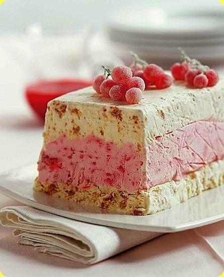 Semifreddo al ribes rosso