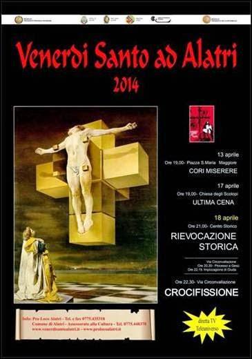 Venerdì Santo 2014 Agonia di N.S. Gesù Cristo - Concattedrale San Paolo Apostolo, ore 14,30