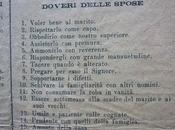 doveri delle Spose Anacronismo puro!