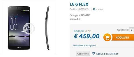 g flex techmania LG G Flex, prezzo più basso su TechMania: solo 459€! smartphone  Techmania offerta lg G Flex 