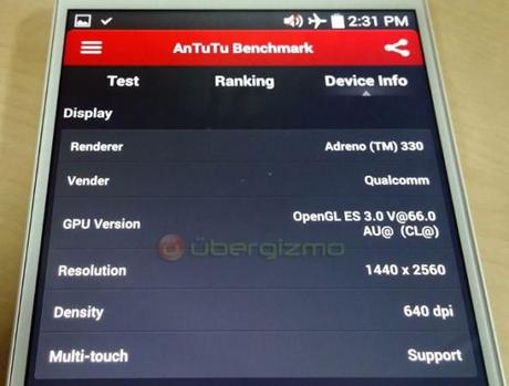 lg g3 leaked display 593x450 LG G3 prima immagine del display? news  QHD lg g3 lg 