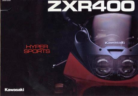 Vintage Japan Brochures: Kawasaki ZXR 400 L3 1993