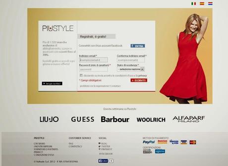 PiuStyle fashion outlet online
