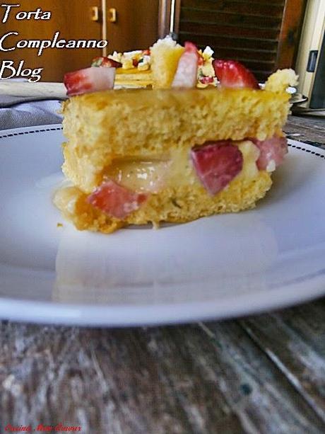 3° Compleanno del Blog - Una Torta Speciale di Fragole