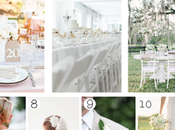 Inspiration board total white wedding