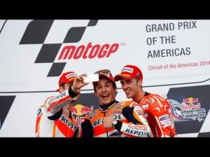 Marquez precede Pedrosa e Dovizioso nel Gp di Austin