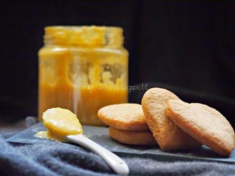 Biscotti cuor di panna e lemon curd