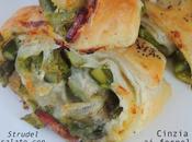 Sfoglia asparagi, caprino speck