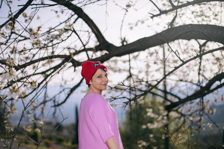 Smilingischic | Sandra Bacci | Fleur des Amis, pink and red , 