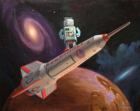 The art of Eric Joyner rocket-surfer