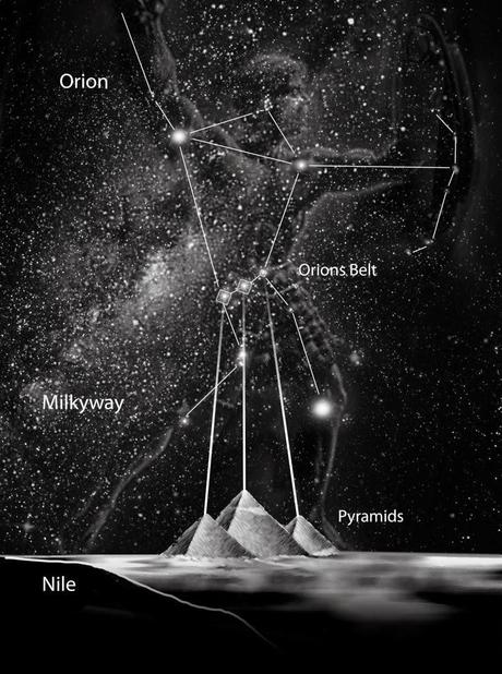 cintura di orione piramidi giza egitto