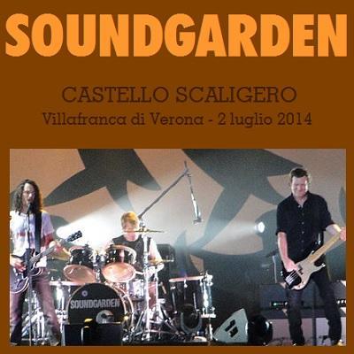 Soundgarden in concerto il 2 luglio 2014 al Castello Scaligero di Villafranca, Verona.