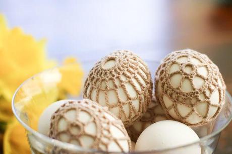 Crochet-Covered Easter Eggs