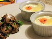 Uova cocotte funghetti raspadura lodigiana