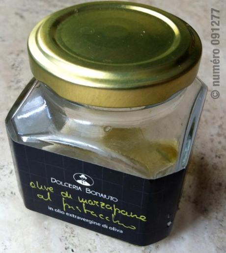 Olive di marzapane al pistacchio - Bonajuto