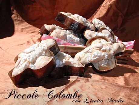 Piccole colombe con lievito madre