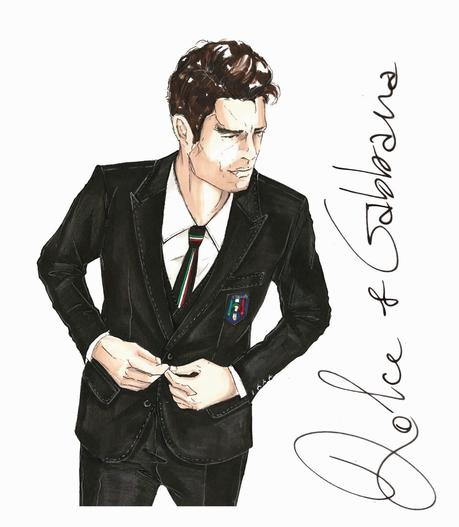Dolce&Gabbana veste la Nazionale Italiana di Calcio ai MONDIALI BRASILE 2014‏