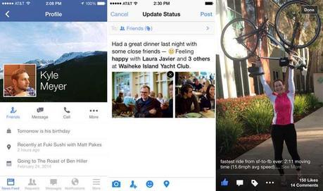 Facebook per iPhone e iPad si aggiorna: novità per i commenti e per i gruppi Facebook per iPhone