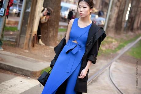 In the Street...Blu...For vogue.it...Electric Cobalt Blue #2