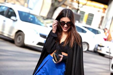 In the Street...Blu...For vogue.it...Electric Cobalt Blue #2