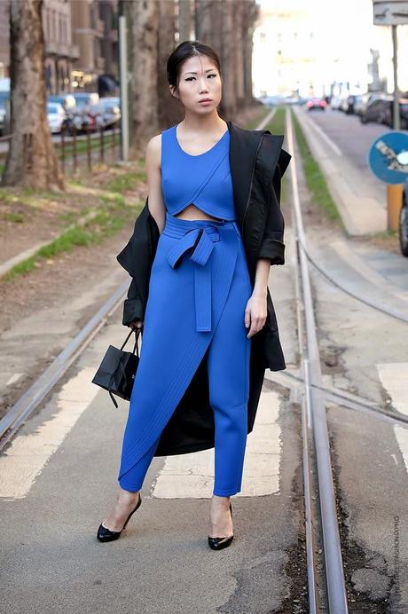In the Street...Blu...For vogue.it...Electric Cobalt Blue #2