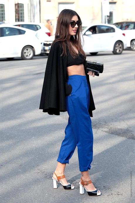 In the Street...Blu...For vogue.it...Electric Cobalt Blue #2