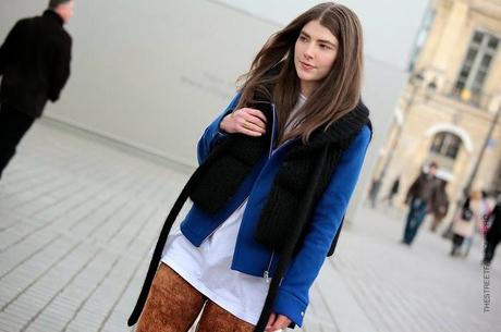 In the Street...Blu...For vogue.it...Electric Cobalt Blue #2