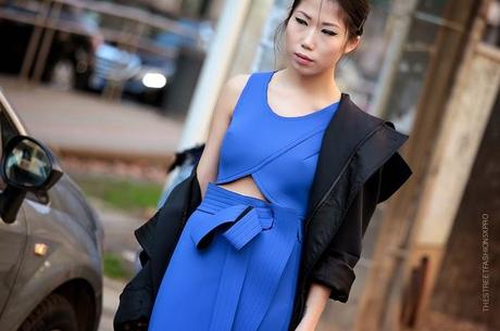 In the Street...Blu...For vogue.it...Electric Cobalt Blue #2