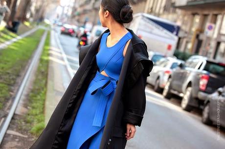 In the Street...Blu...For vogue.it...Electric Cobalt Blue #2