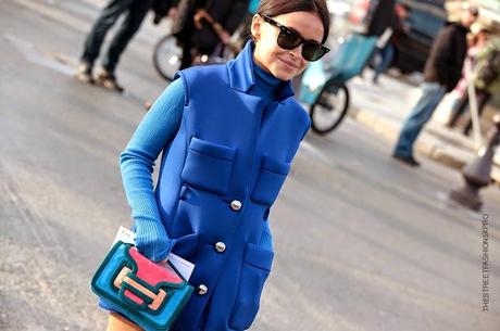 In the Street...Blu...For vogue.it...Electric Cobalt Blue #2